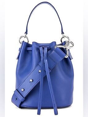 ALLSAINTS Captain SM Bucket Bag in Cobalt Blue
